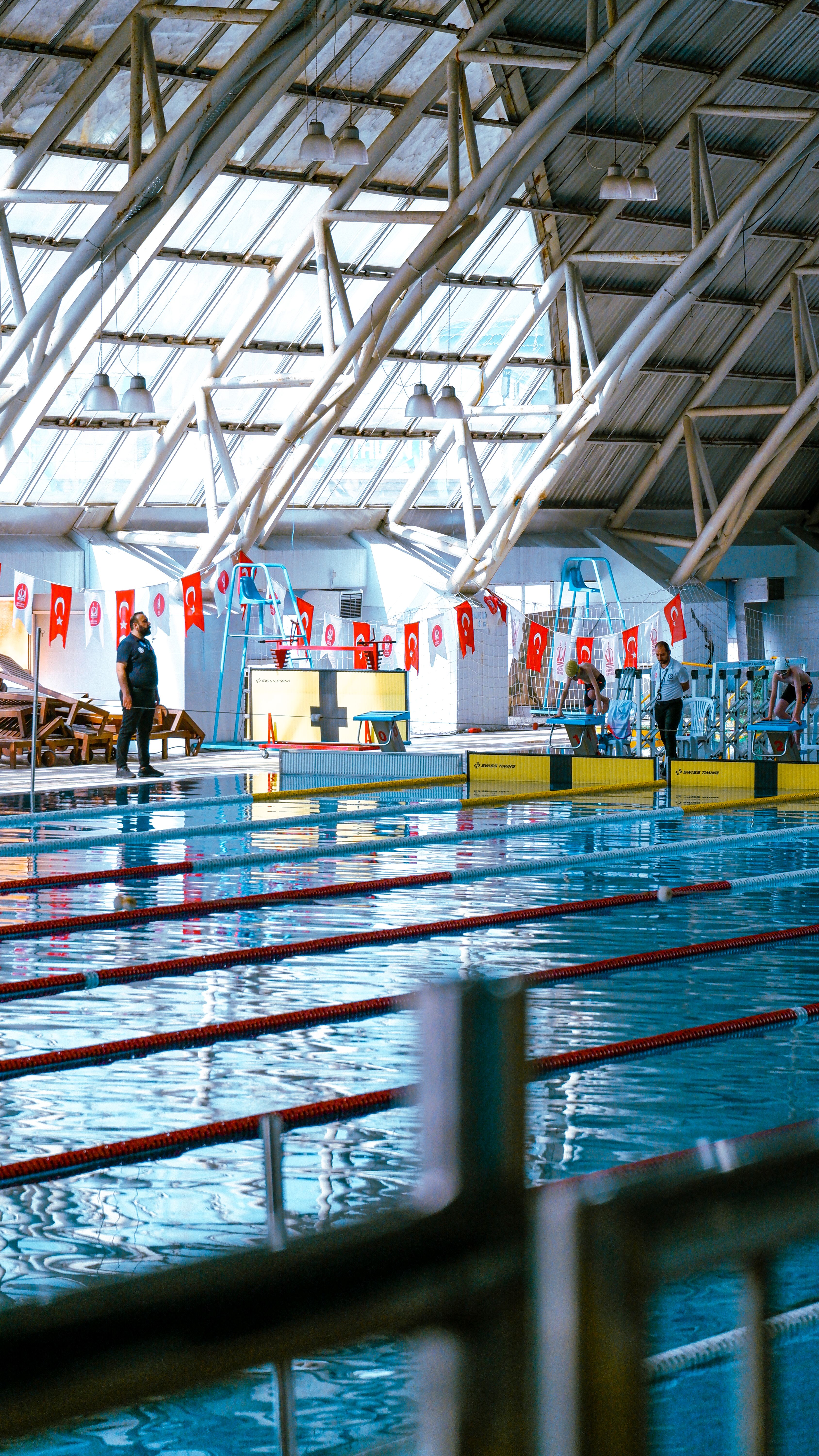Main swimming pool at Torres Farm