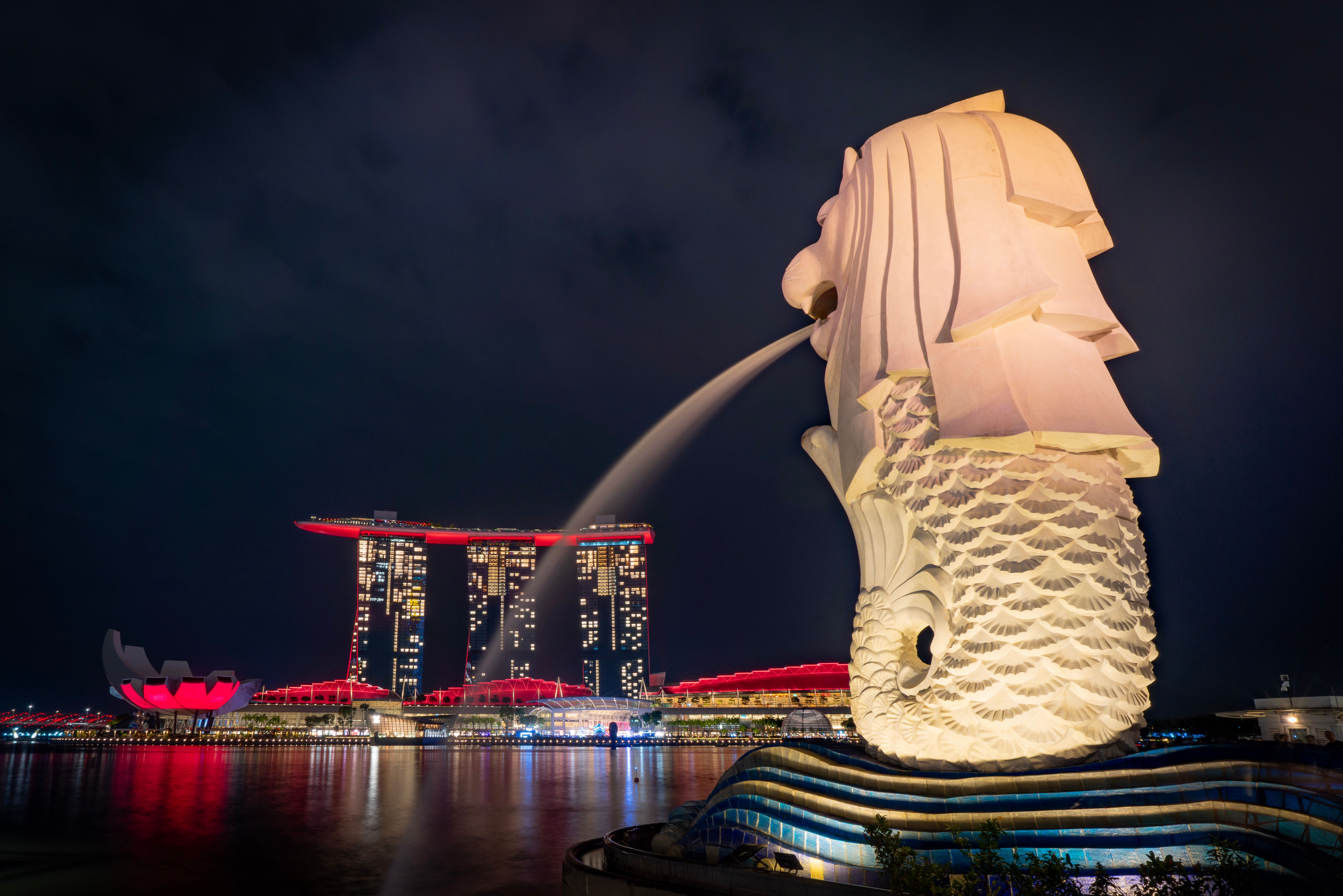 Singapore Merlion-inspired attraction