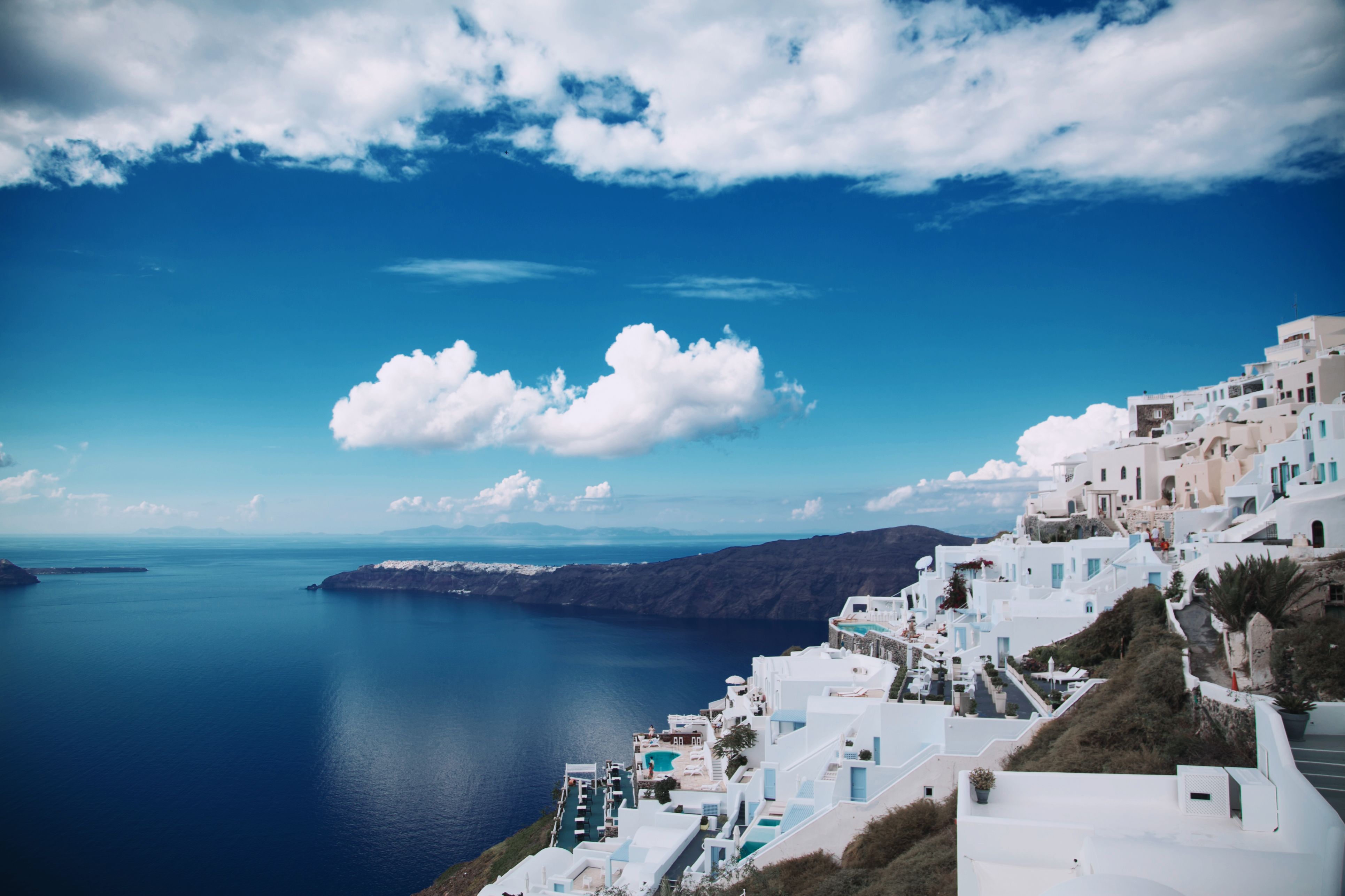 Santorini-inspired attraction at Torres Farm